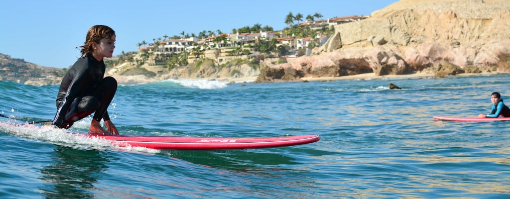 Los Cabos private Surfstunde an der Costa Azul