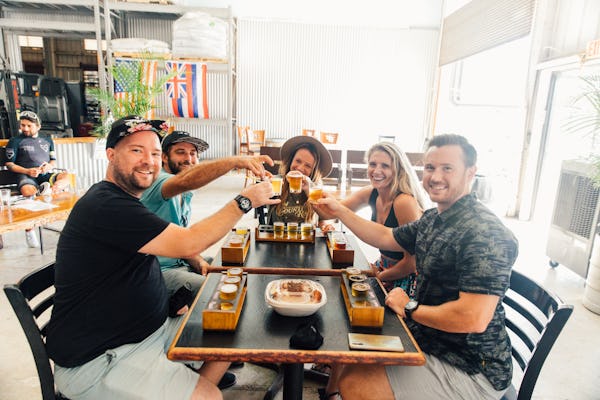 Maui dinner and brewery tour experience