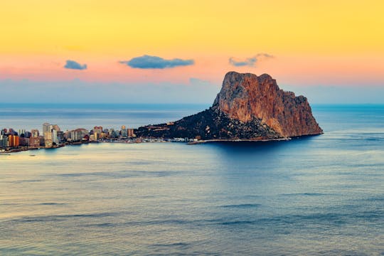 Catamarancruise bij zonsondergang in Calpe