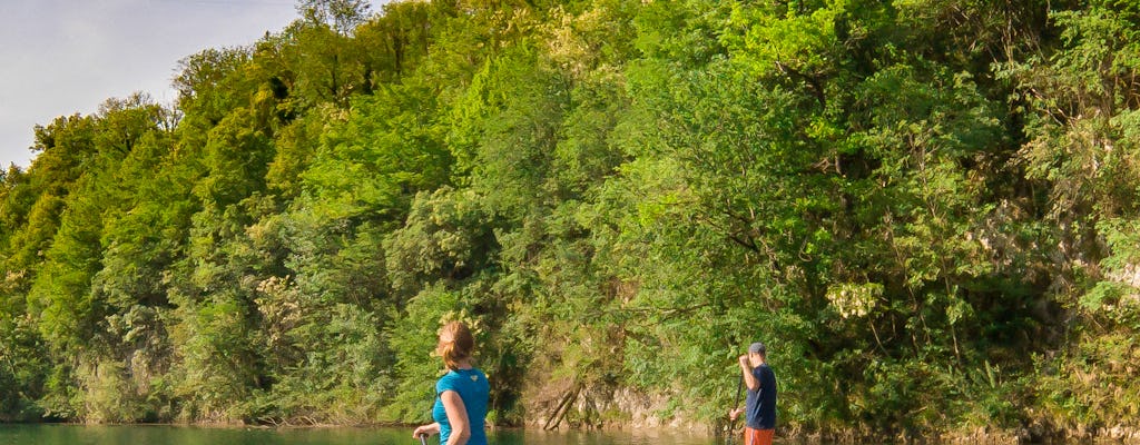 Excursion privée en stand-up paddle sur la rivière Soča