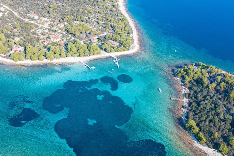 Full day tour to Blue Lagoon & 3 Islands from Trogir
