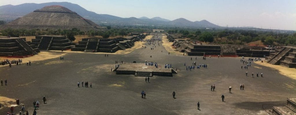 Teotihuacán en basiliek van Guadalupe met optionele lunch