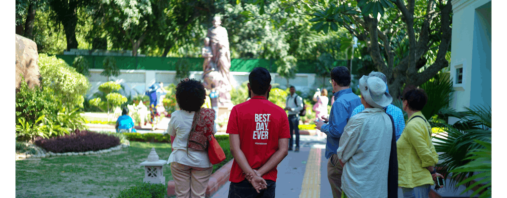 Visita guiada de Gandhi a Delhi