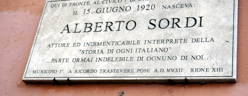 Guided tour of the Alberto Sordi centenary exhibition