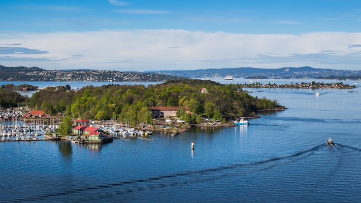 Private island hopping experience in the Oslo fjord