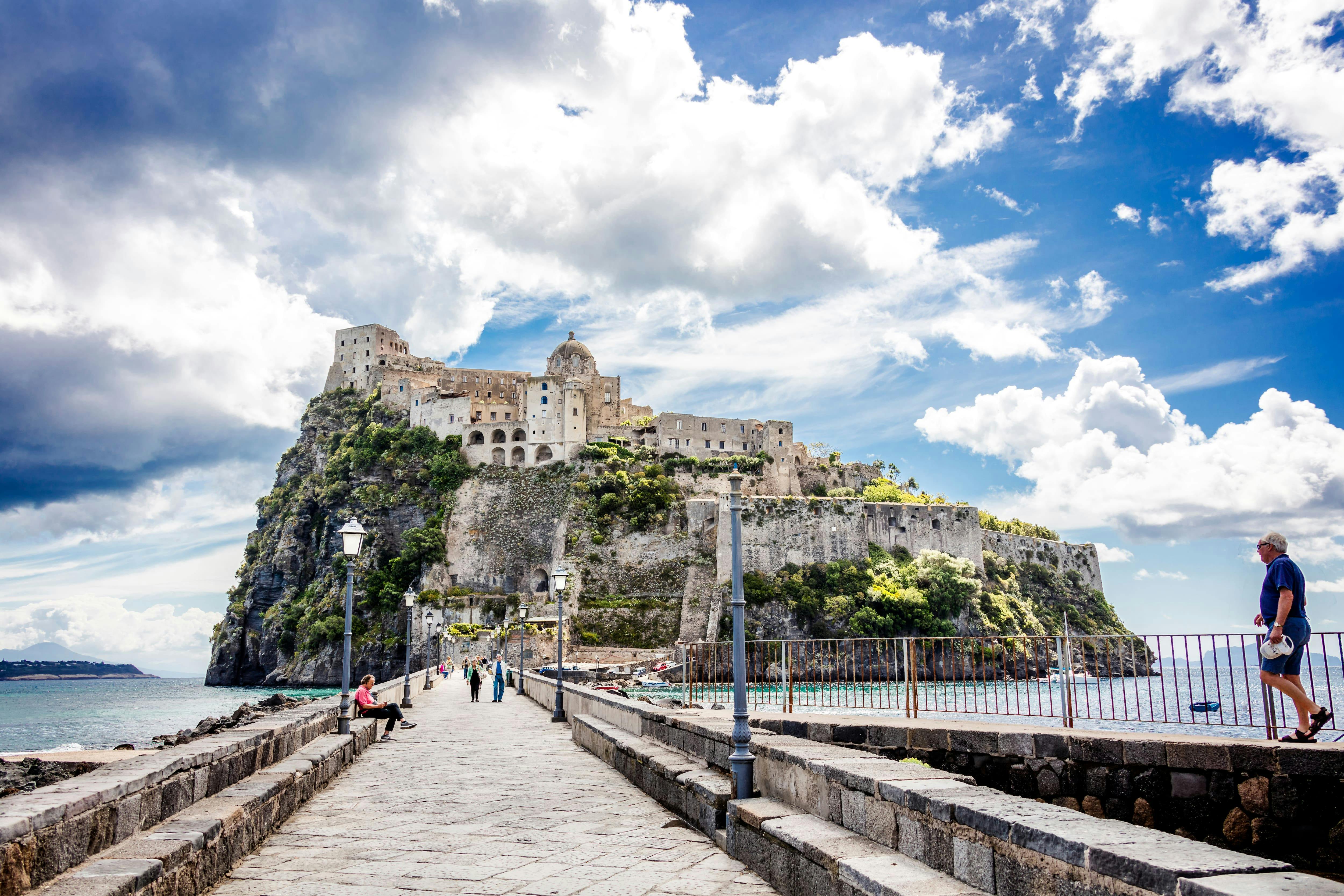 Ischia Festung und Cartaromana-Bucht Tour