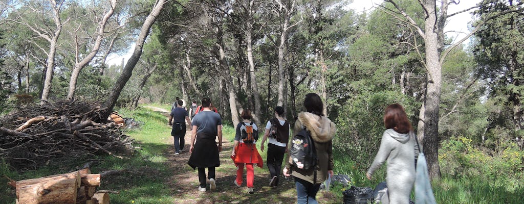 Randonnée pédestre sur la colline de Marjan à Split