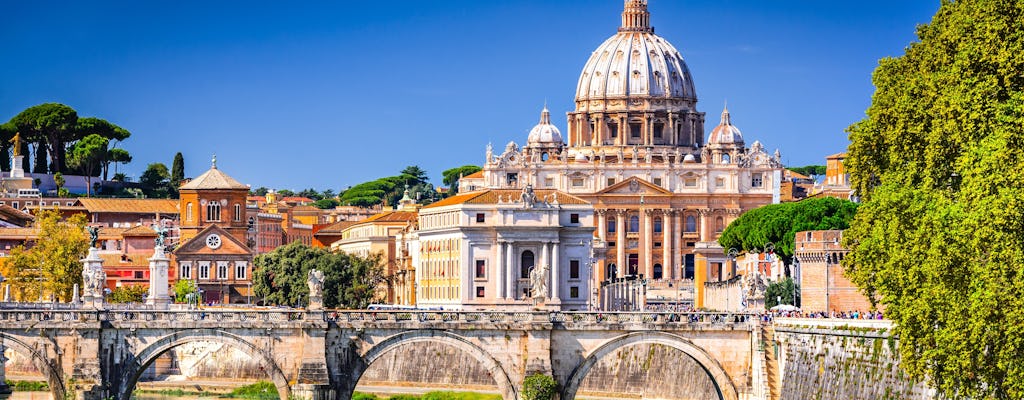 Virtual tour of St. Peter's Basilica and Sant'Angelo Castle