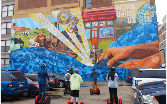 Tour in Segway ™ di 2 ore con i murales di Filadelfia