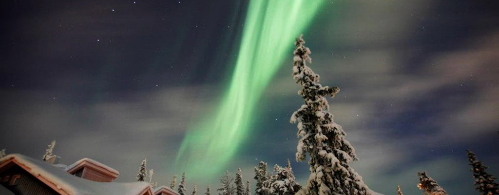 Wycieczka na rakietach śnieżnych Aurora z Saariselkä