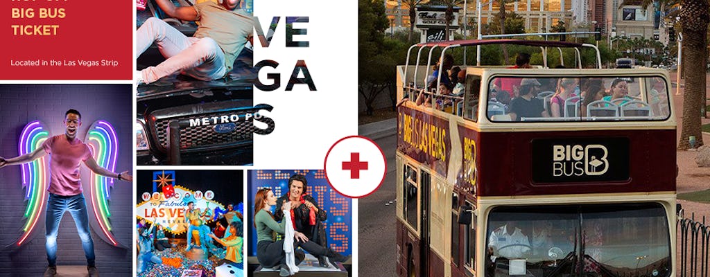 Madame Tussauds di Las Vegas con il pass di 1 giorno per Big Bus Classic