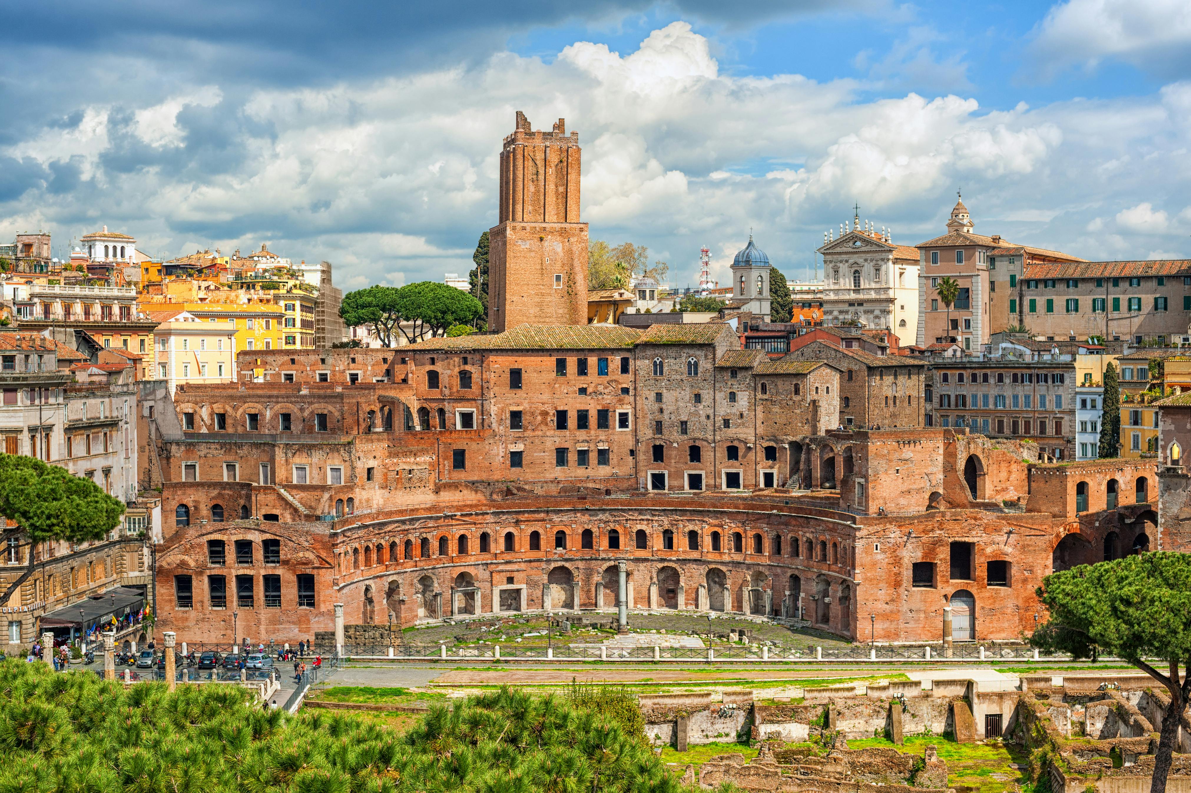 Bilhetes de entrada para os Mercados de Trajano e o Museu Fori Imperiali