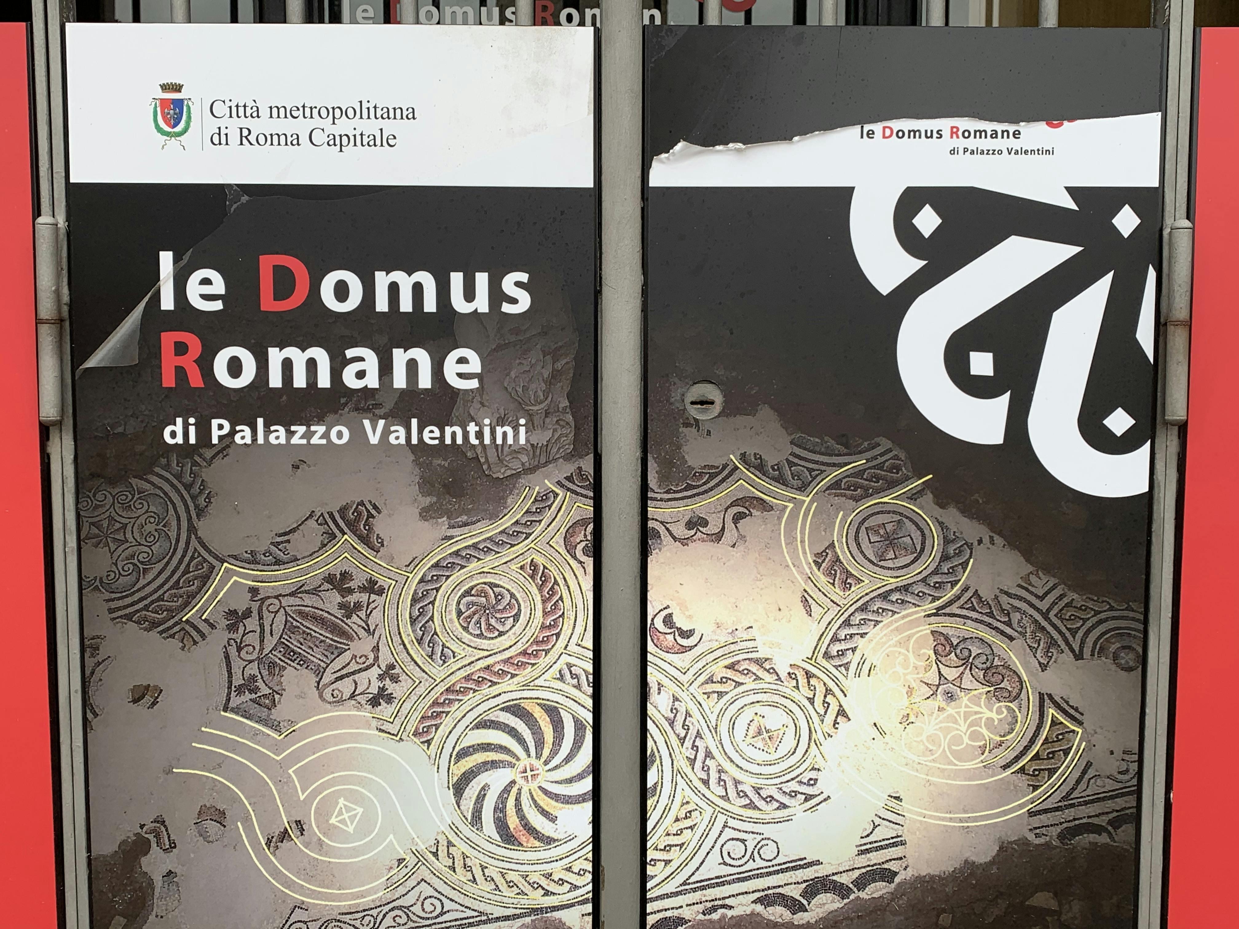 Eintrittskarten für die römische Domus des Palazzo Valentini mit Multimedia-Erlebnis