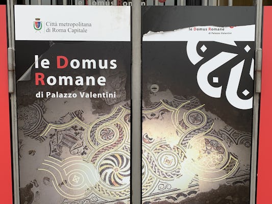 Ingressos para a Domus Romana do Palazzo Valentini com Experiência Multimídia