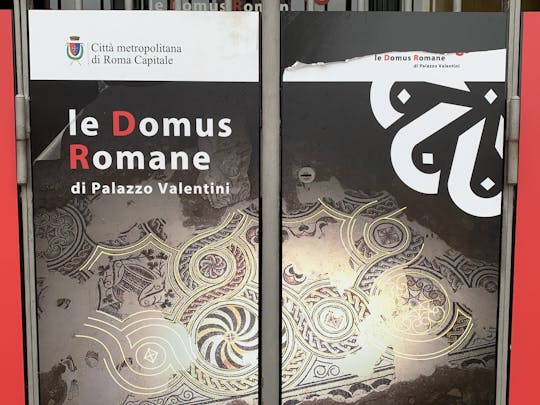 Bilet do starożytnego rzymskiego Domusa z doświadczeniem multimedialnym