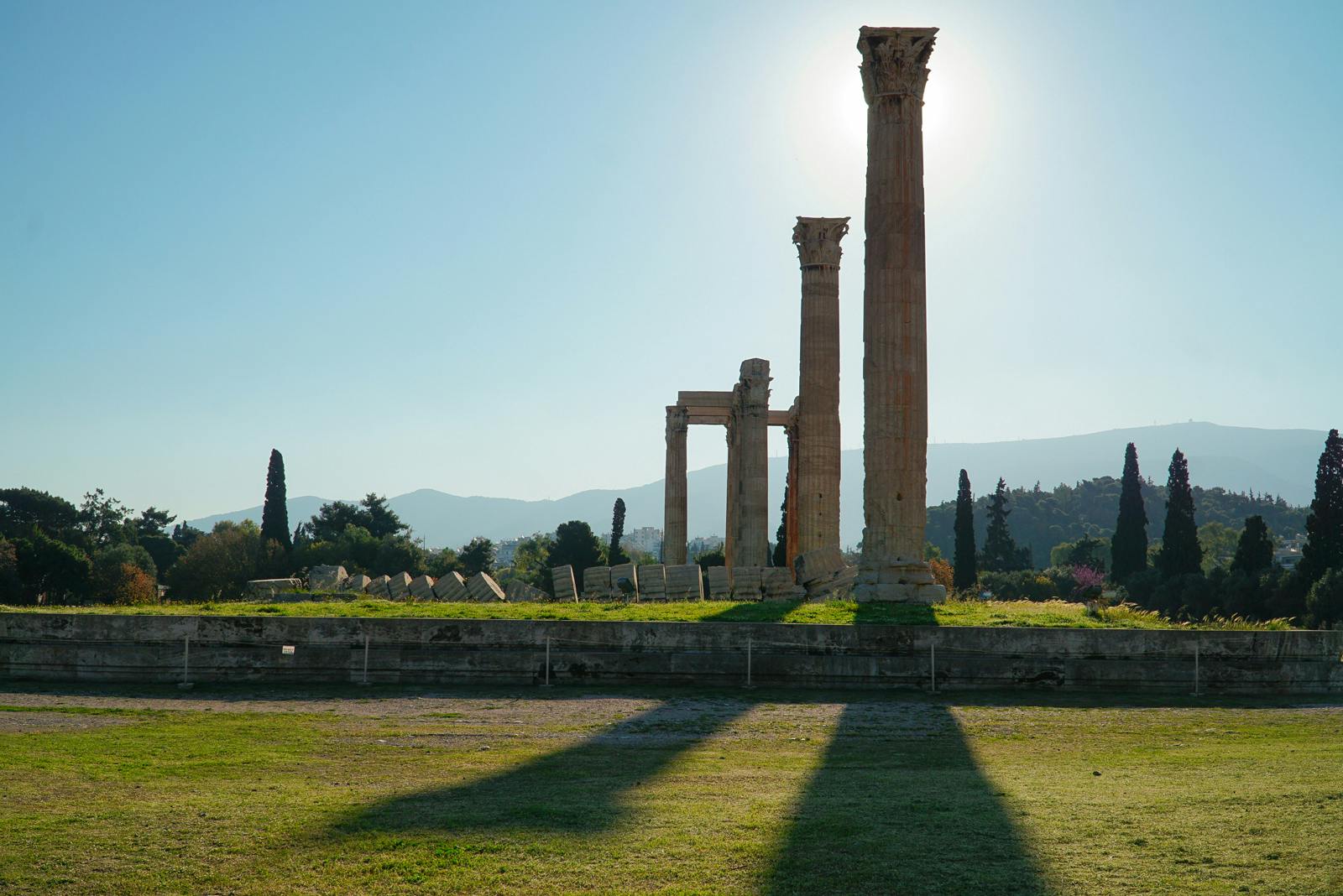 Wycieczka audio po Świątyni Zeusa Olimpijskiego w Atenach