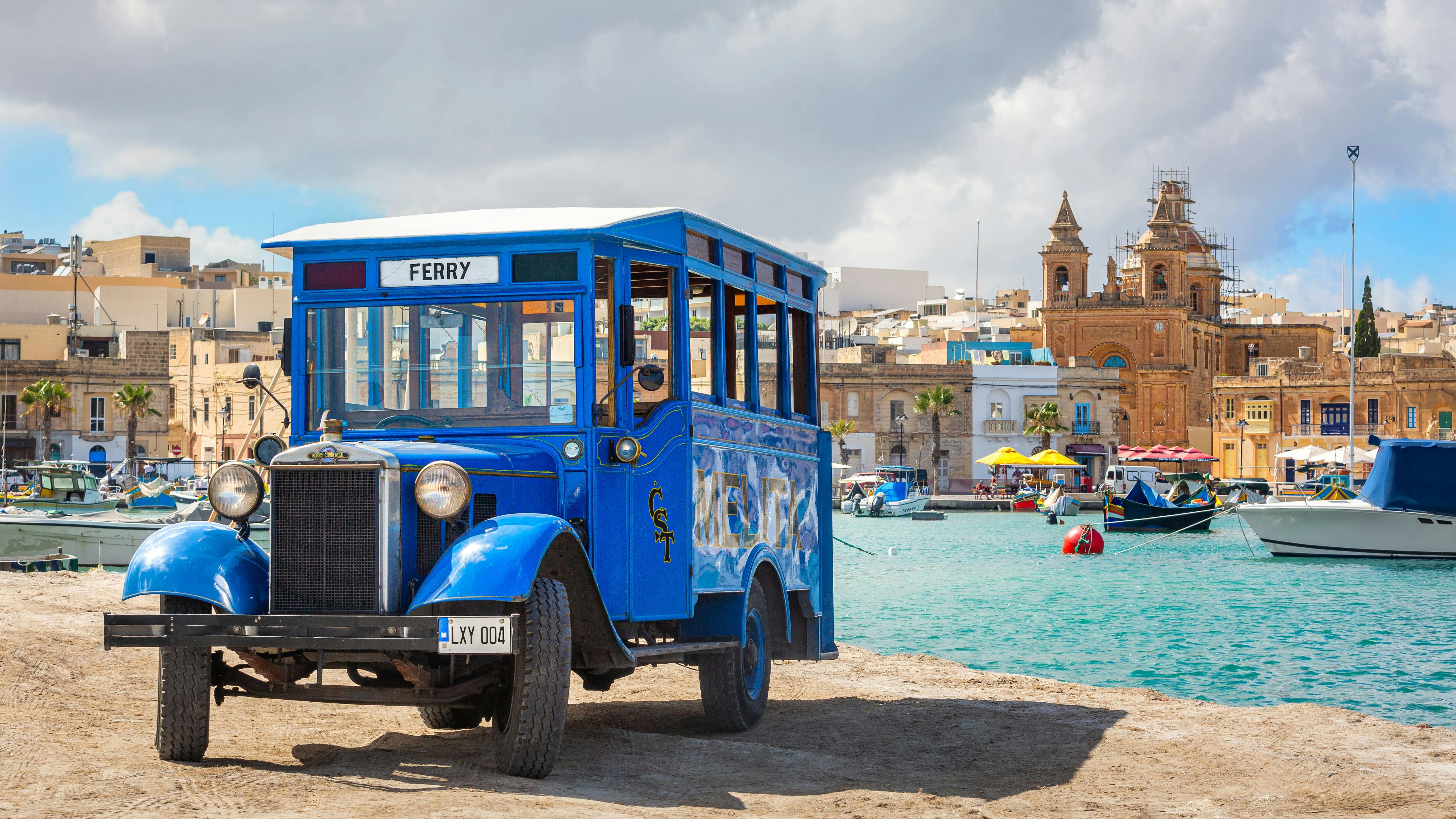 Vintage bussiretki Maltalla