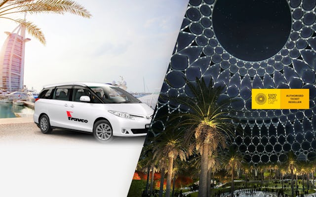 Expo 2020 Dubai ticket with audio guide and sharing transfer