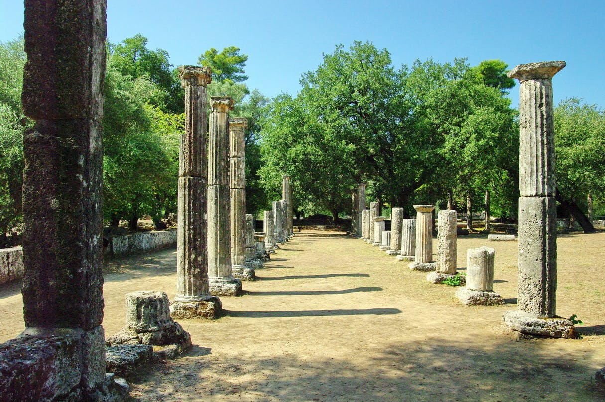 Tour virtuale autoguidato dell'antica Olimpia
