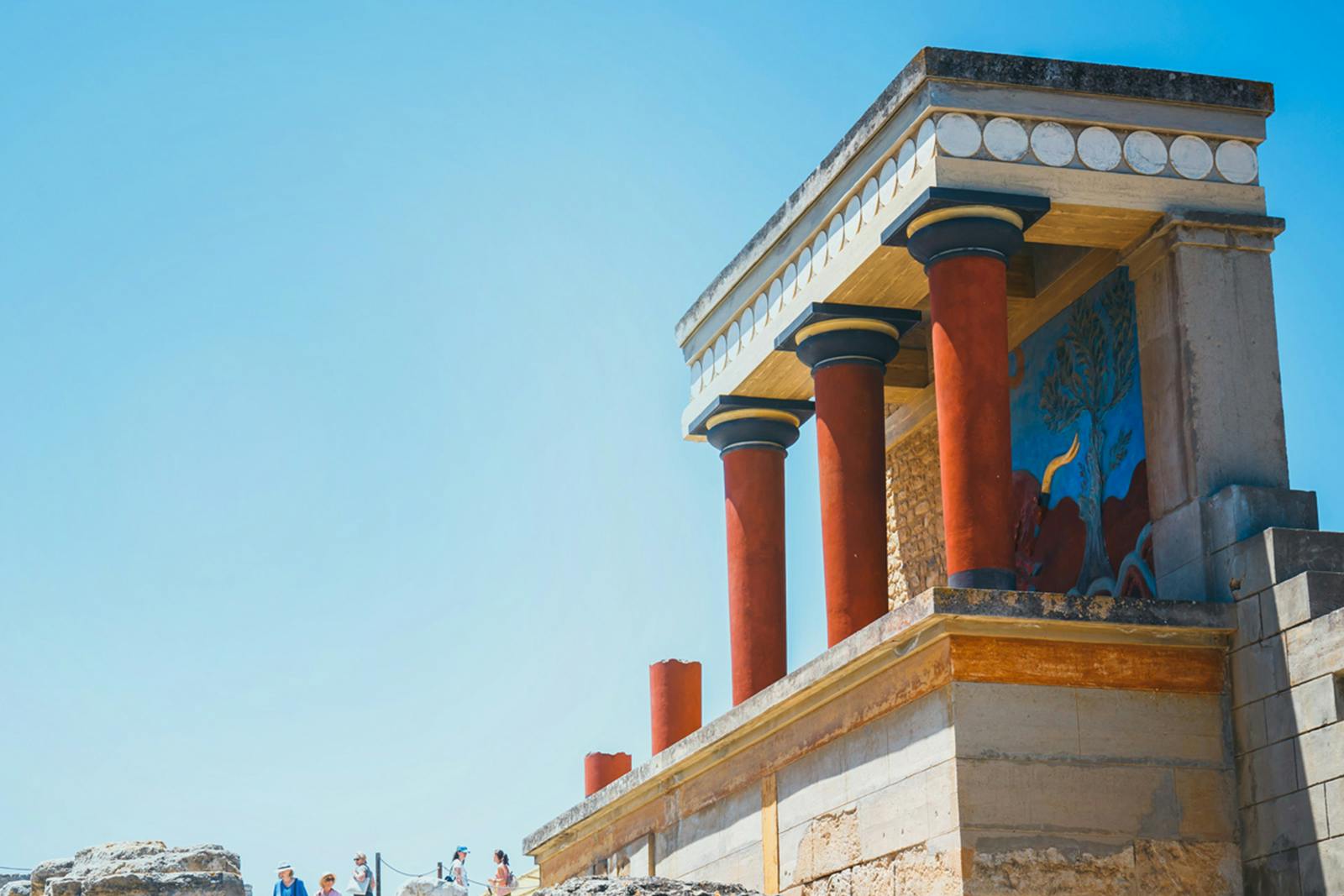 Visita virtual autoguiada ao Palácio de Knossos