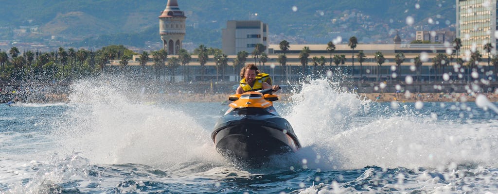 Esperienza di guida in moto d'acqua a Barcellona