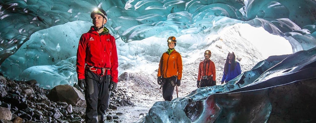 Grotta di ghiaccio di Skaftafell e passeggiata sul ghiacciaio