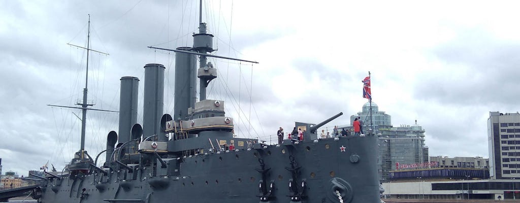 Cruiser Aurora entrance ticket and audio-guided tour in St. Petersburg