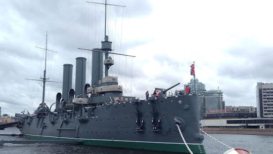 Cruiser Aurora entrance ticket and audio-guided tour in St. Petersburg