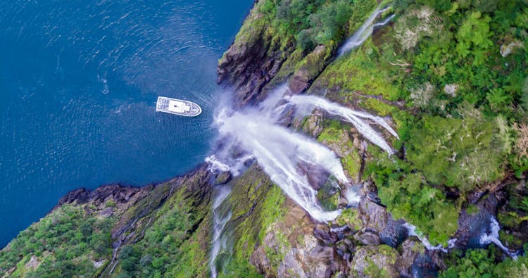 Milford Sound boutique small boat day cruise