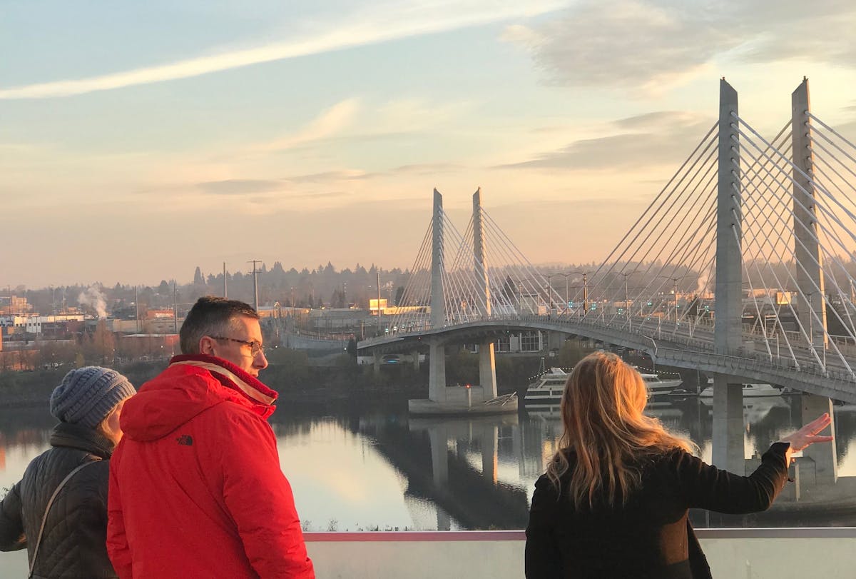 Portland Aerial Tram vroege tour met donuts en koffie