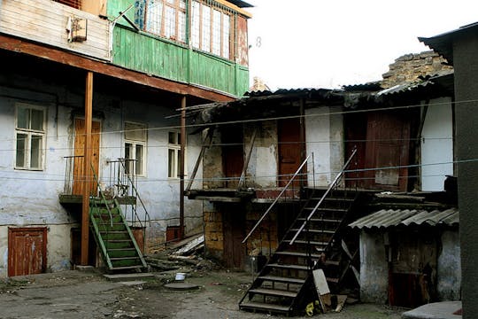 Visite criminelle en petit groupe d'Odessa en voiture