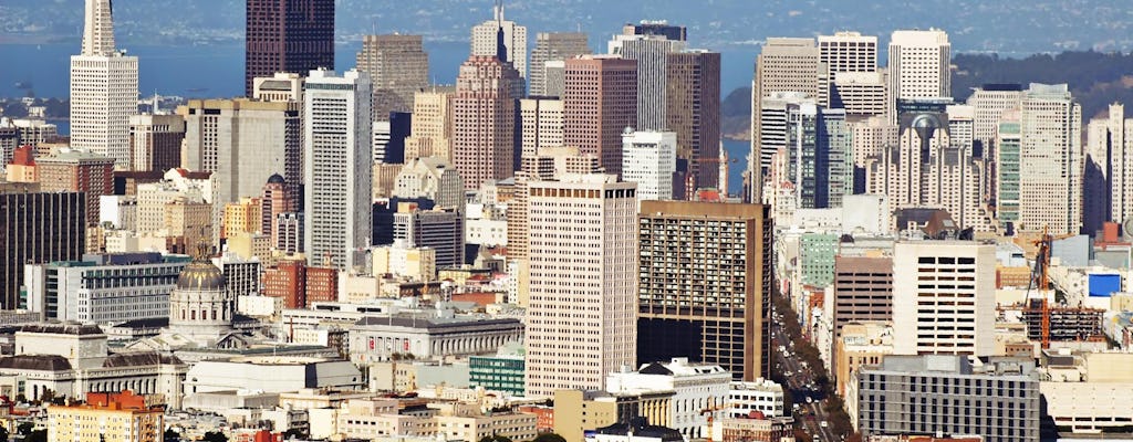 Visite en bus de San Francisco Grand City avec location de vélo de 4 heures