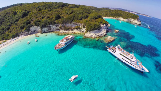 Cruise from Corfu to Paxos and Antipaxos with Blue Caves visit