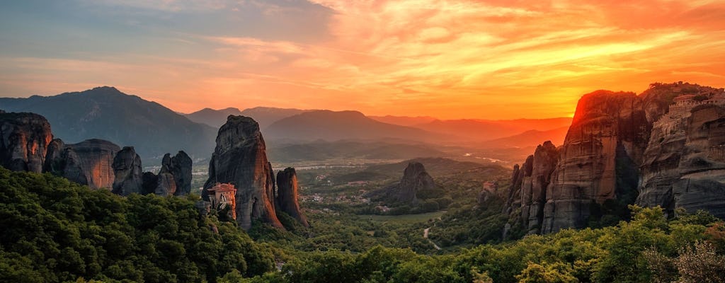 Tour al tramonto di Meteora