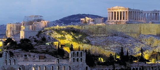 Recorrido a pie por el atardecer de Atenas
