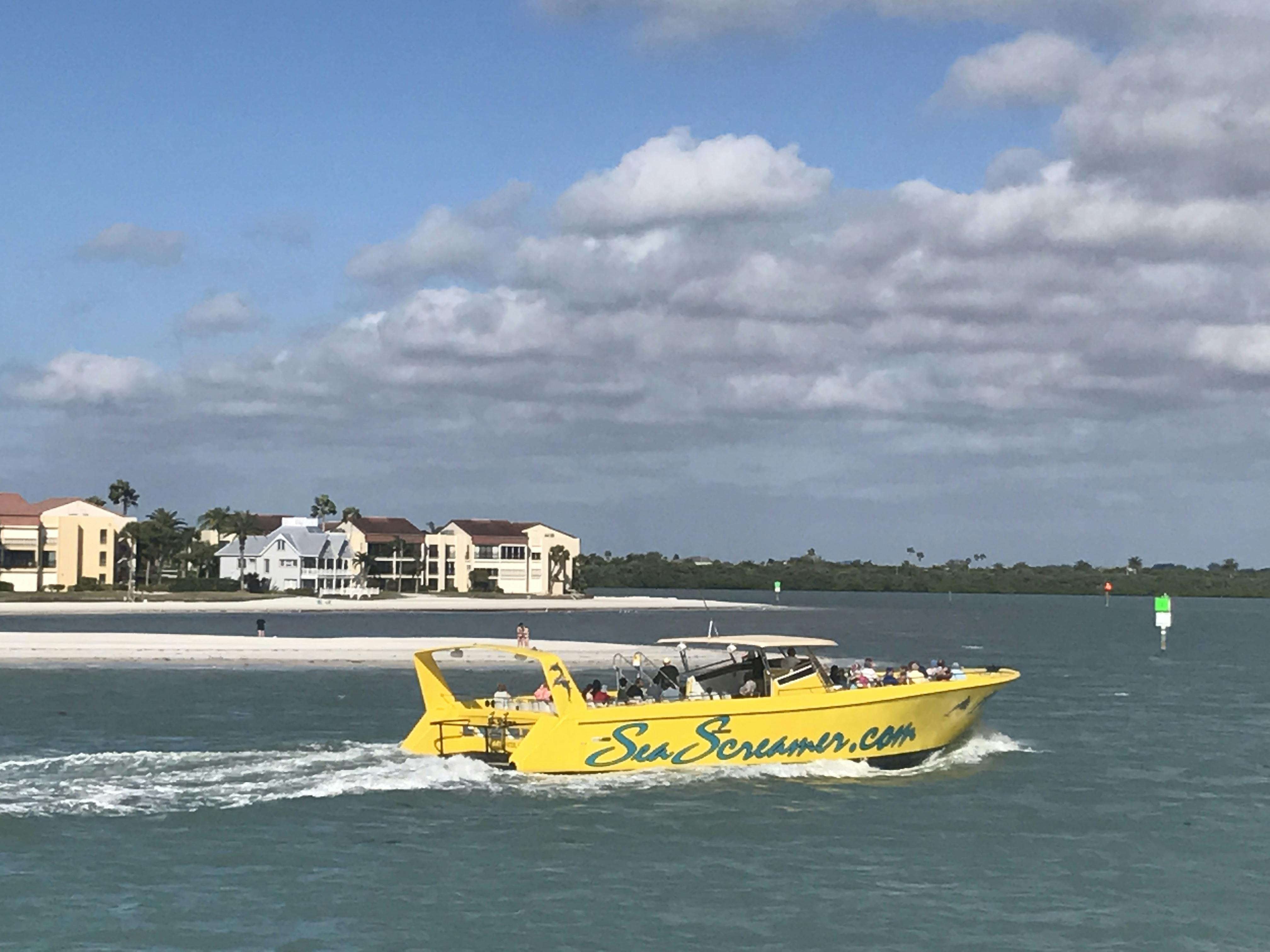 Sea Screamer speedboat ride at Clearwater Beach. Musement
