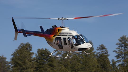 Excursão de helicóptero ao North Canyon saindo do Grand Canyon South Rim