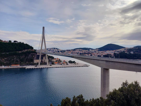 Panoramic views of Dubrovnik with Srd hill