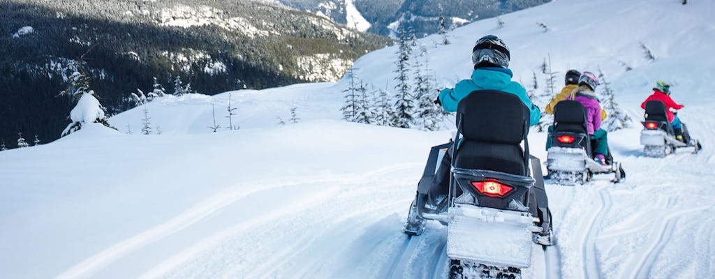 Whistler snowmobiling - Beginner afternoon tour