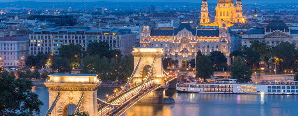 Tour a piedi del Castello di Buda e crociera serale sul fiume