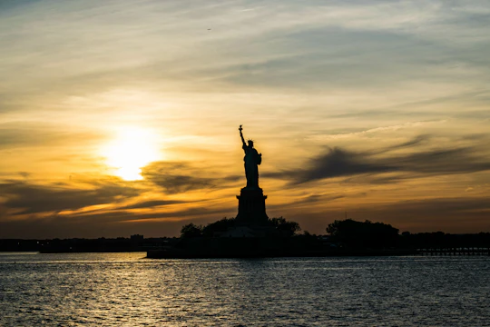 Statue of Liberty and Ellis Island sunset cruise