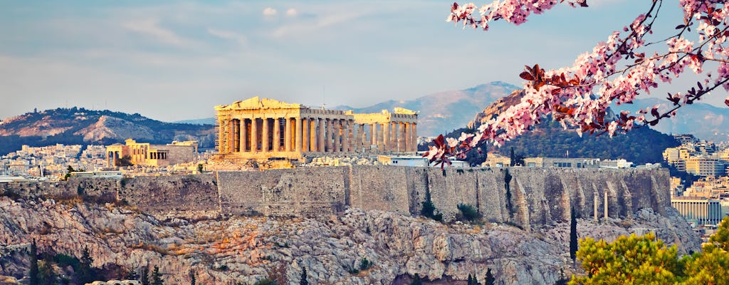 Panoramiczna i wirtualna wycieczka po Akropolu w Atenach