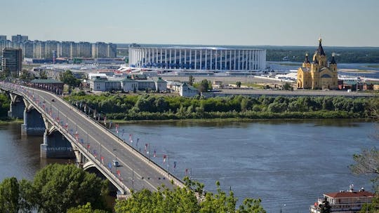 Ongebruikelijke zelfgeleide wandeling door Nizhny Novgorod
