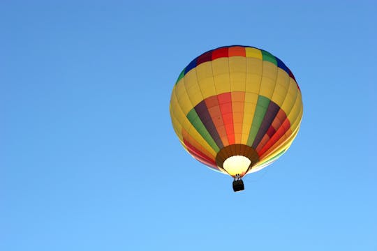 Vol en montgolfière au lever du soleil à Las Vegas avec champagne