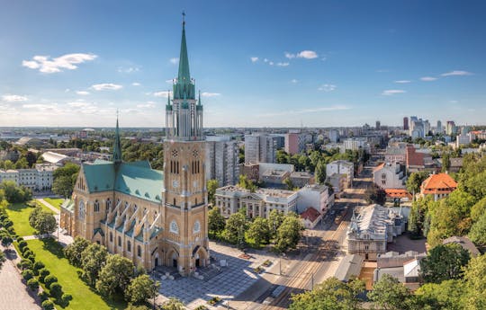 Destaques do centro histórico e passeio a pé particular pela Catedral de Lodz