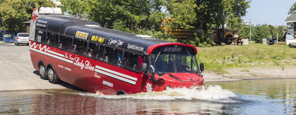 Excursão guiada Amphibus de 1 hora em Ottawa