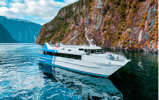 Milford Sound boutique small boat day cruise