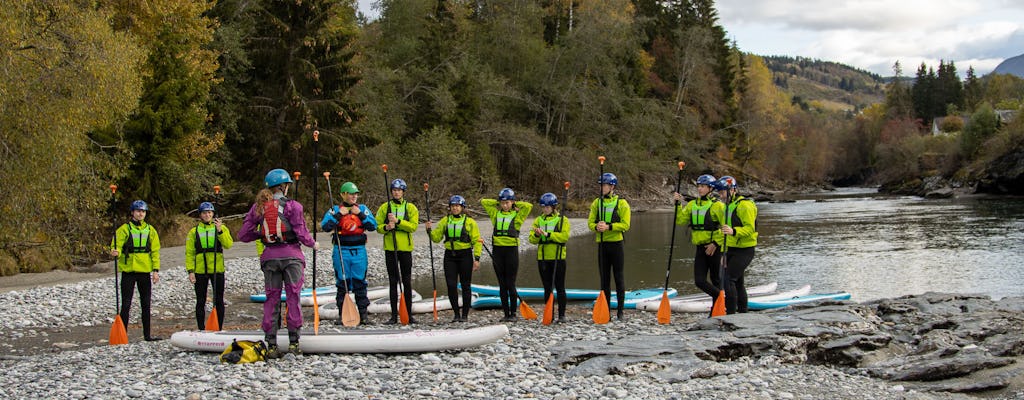 Begeleide SUP-ervaring in de Vosso-rivier