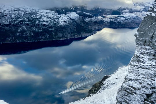 Preikestolen Jesienna wycieczka o zachodzie słońca i rejs po fiordach