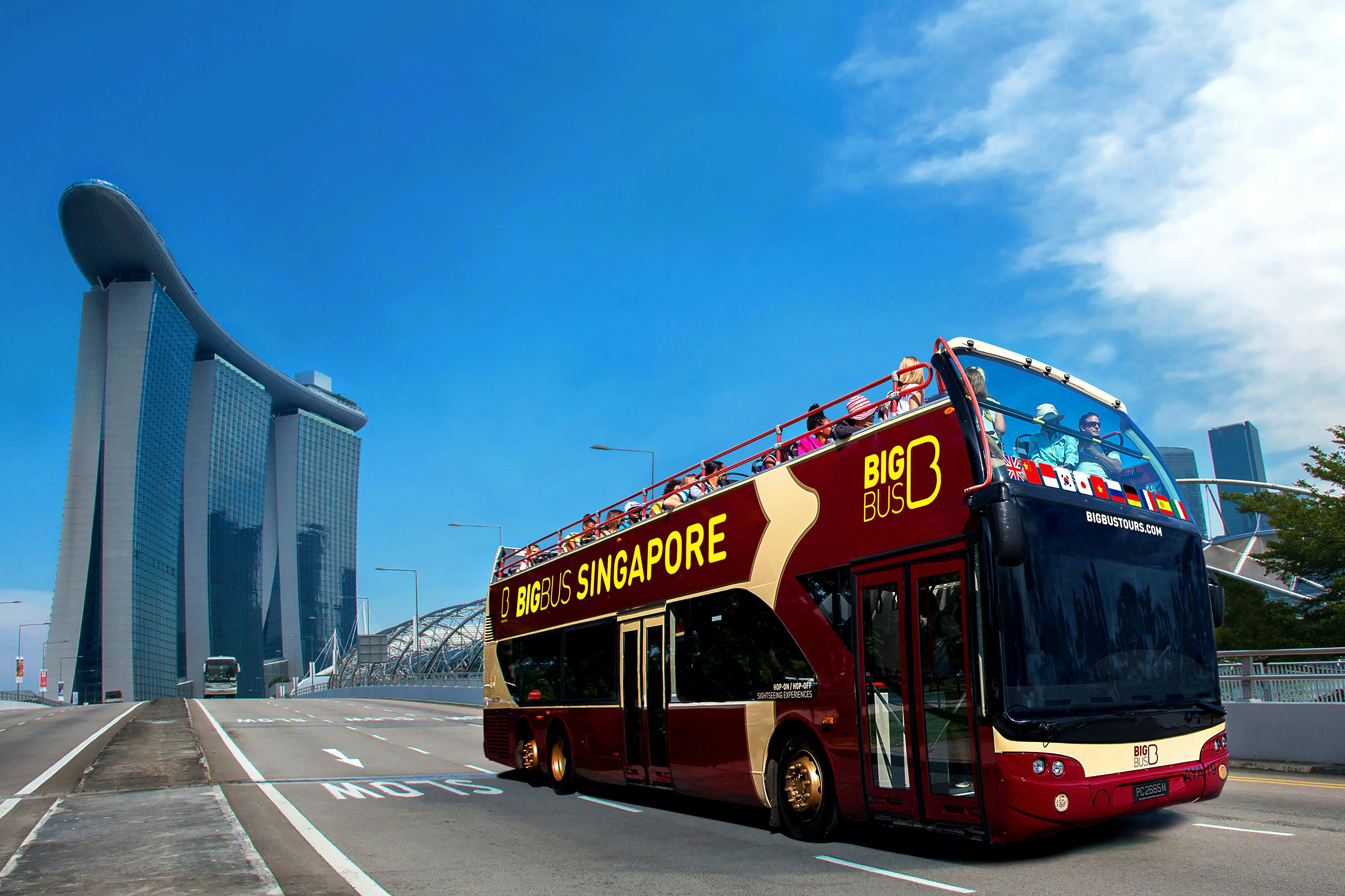 Visite de Singapour en Big Bus
